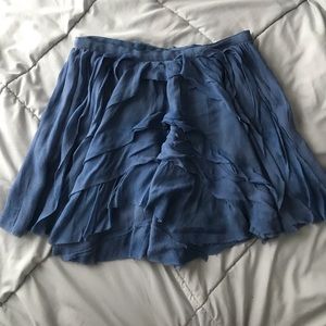 Blue Detailed LSF Skirt